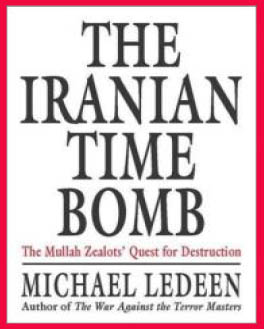 یکی از کتاب‌های منتشره توسط بنیاد دفاع از دموکراسی‌ها با عنوان "بمب ساعتی ایران"